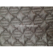 Padded winter embroidery quilting jacket/garment fabric